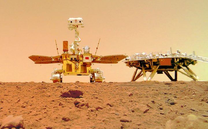 Marte: rover chino descubre rocas marinas