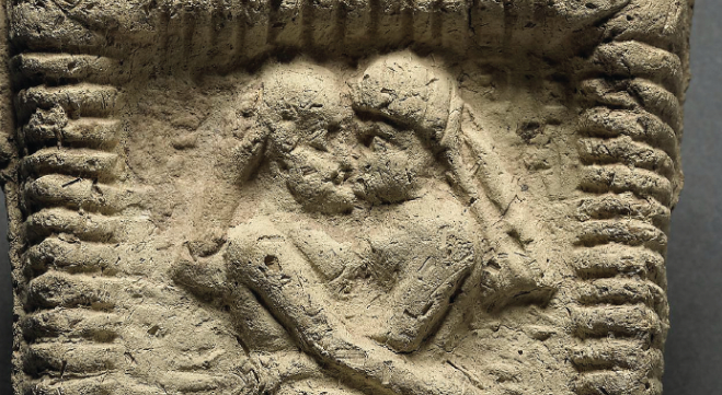 Besos de hace 4.500 años en Mesopotamia