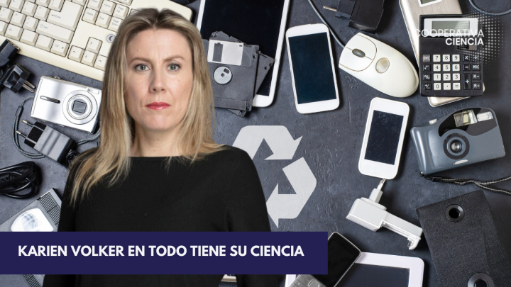 En Chile se recicla el 3.4% de la basura electrónica