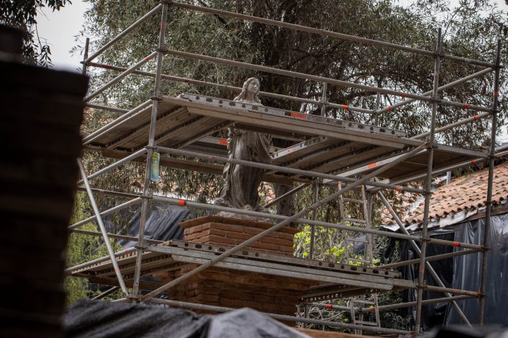 Nuevas tecnologías para restaurar virgen de iglesia San Francisco