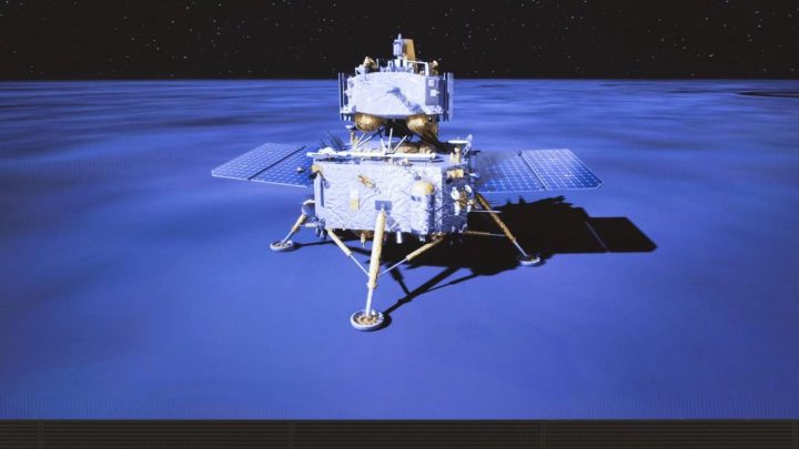 Sonda china Chang'e 6 aterriza en la cara oculta de la Luna