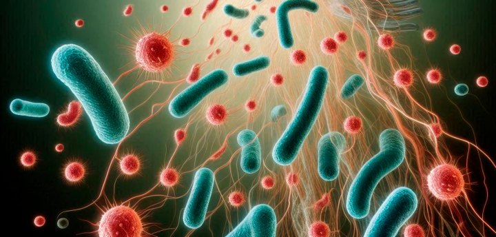 Físicos chilenos descubren que bacterias y partículas se mueven parecido