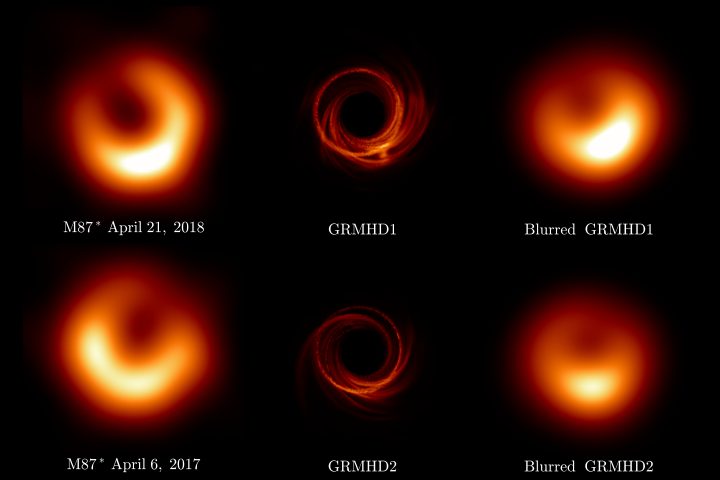 Rotación de agujero negro de galaxia M87 apunta en dirección opuesta a la Tierra