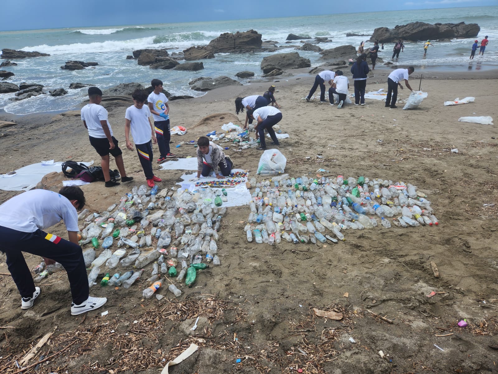 Estudio evidenció que el 59% de las botellas recolectadas del mar son de origen local