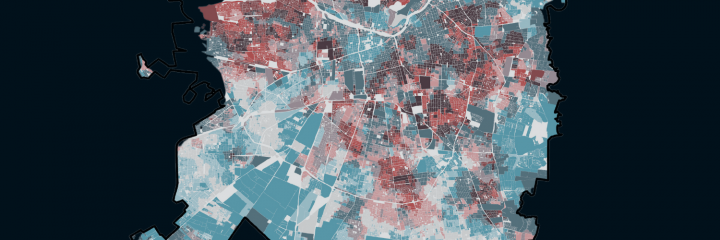 Elaboran mapa que muestra las zonas de mayor riesgo de calor en Santiago